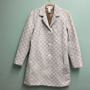 Max Studio Flax Floral Dress Jacket